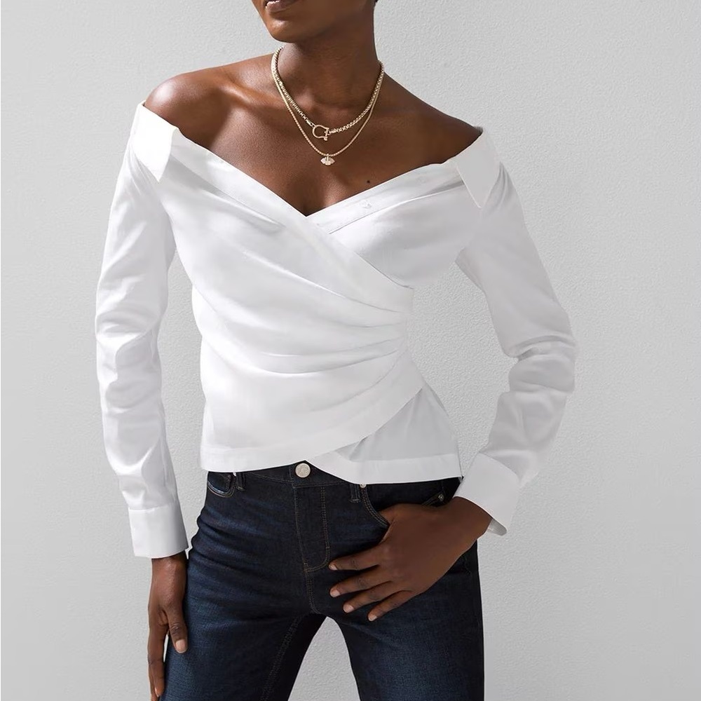 White House Black Market Off the shoulder top